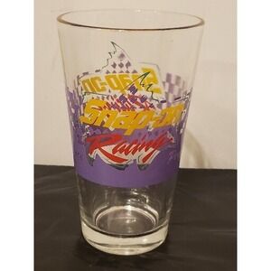 Snap On Racing Performance Team Glass Tumbler Cup Vintage Tools